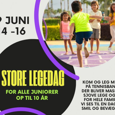JUNIOR: Store Legedag for juniorer op til 10 år